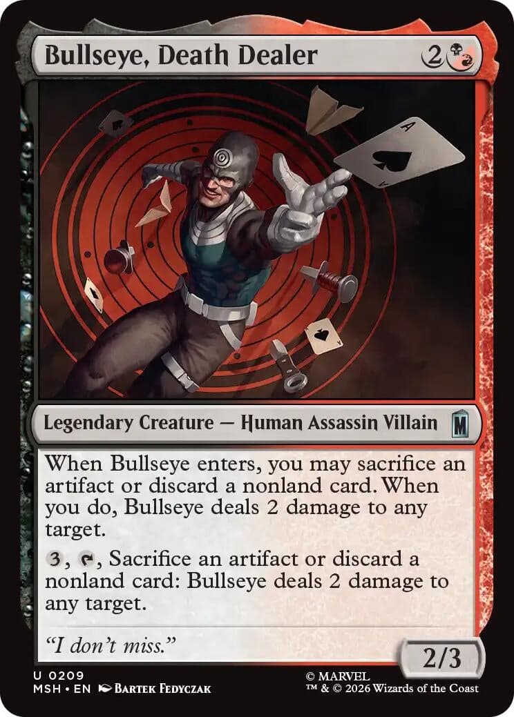 Bullseye, Death Dealer (209) (Marvel Super Heroes) (MSH)