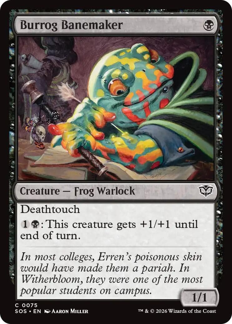 Burrog Banemaker (75) (Foil) (Secrets of Strixhaven)