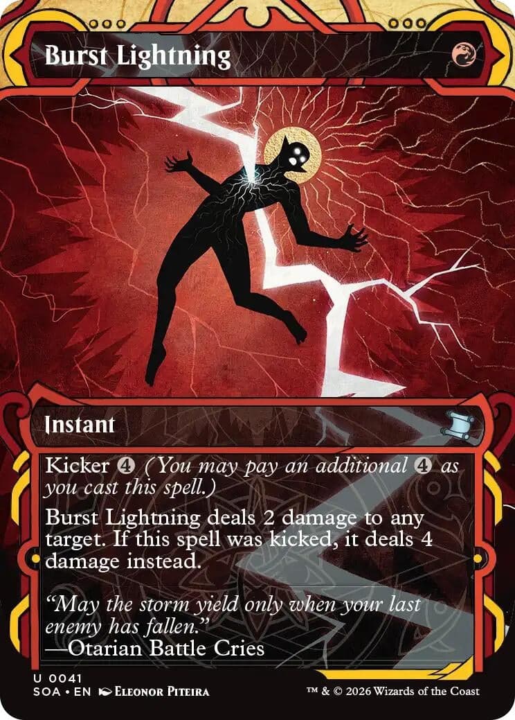 Burst Lightning (41) (Foil) (Secrets of Strixhaven: Mystical Archive)