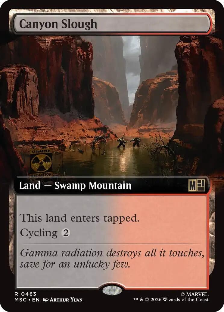 Canyon Slough (Extended Art) (463) (Commander: Marvel Super Heroes) (MSC)
