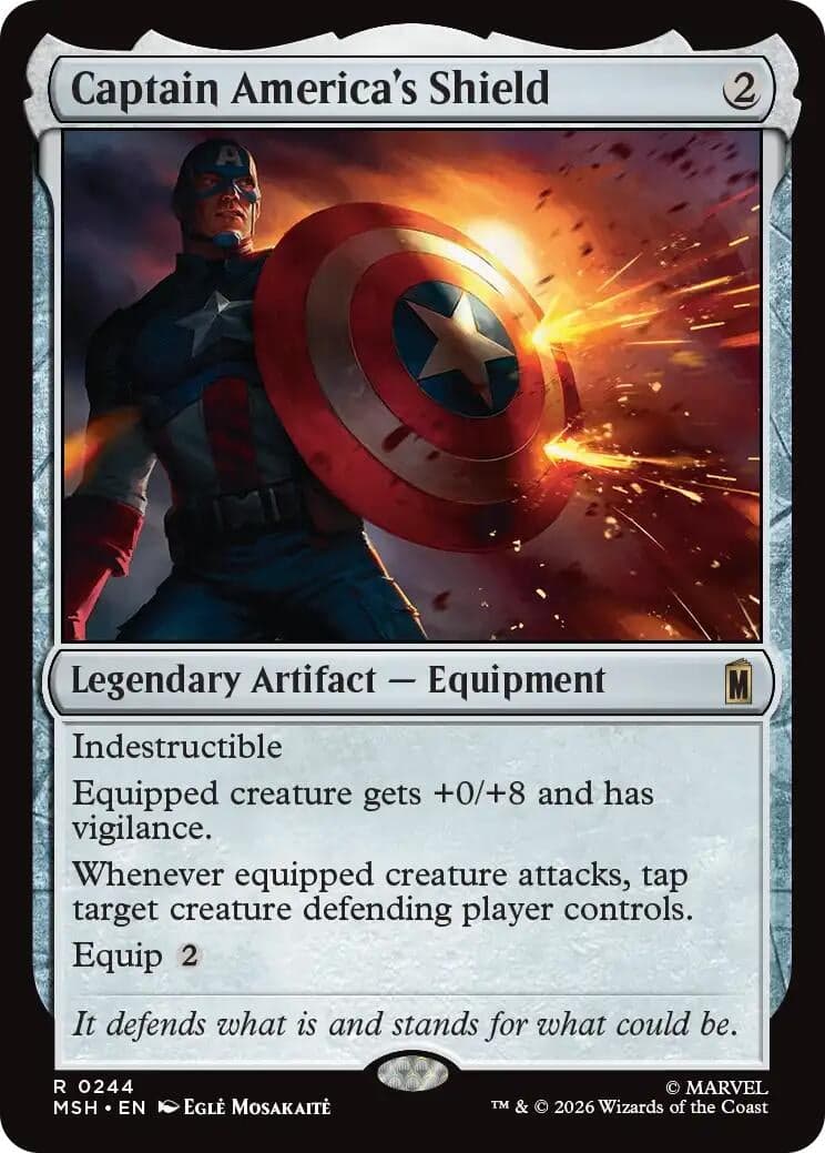 Captain America's Shield (244) (Foil) (Marvel Super Heroes) (MSH)