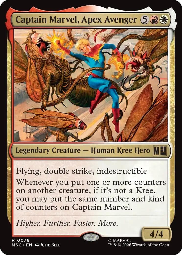 Captain Marvel, Apex Avenger (78) (Commander: Marvel Super Heroes) (MSC)