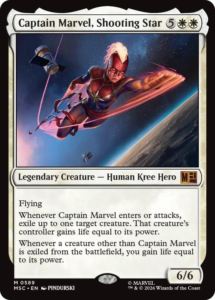 Captain Marvel, Shooting Star (589) (Commander: Marvel Super Heroes) (MSC)