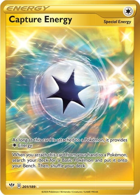 Capture Energy (Secret) (201/189) (SWSH03: Darkness Ablaze)