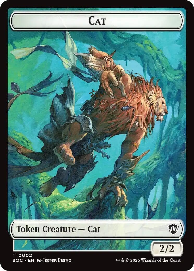 Cat // Inkling (0022) Double-Sided Token (2 // 22) (Commander: Secrets of Strixhaven)