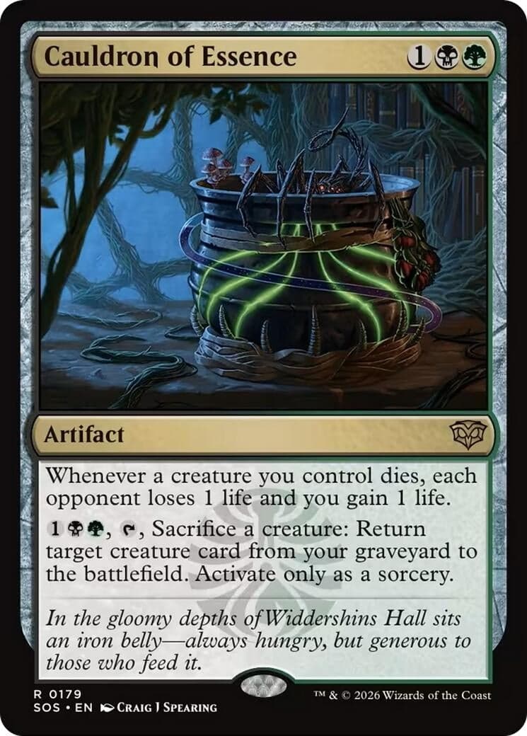 Cauldron of Essence (179) (Foil) (Secrets of Strixhaven)