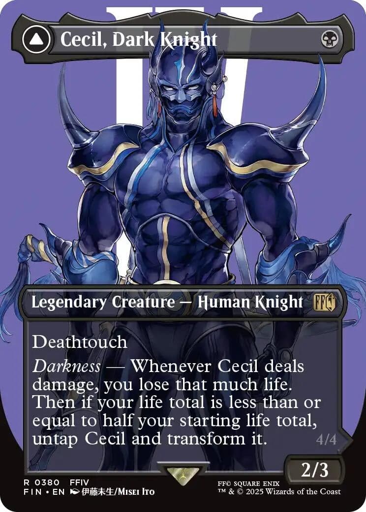 Cecil, Dark Knight (Borderless) (380) (FINAL FANTASY)