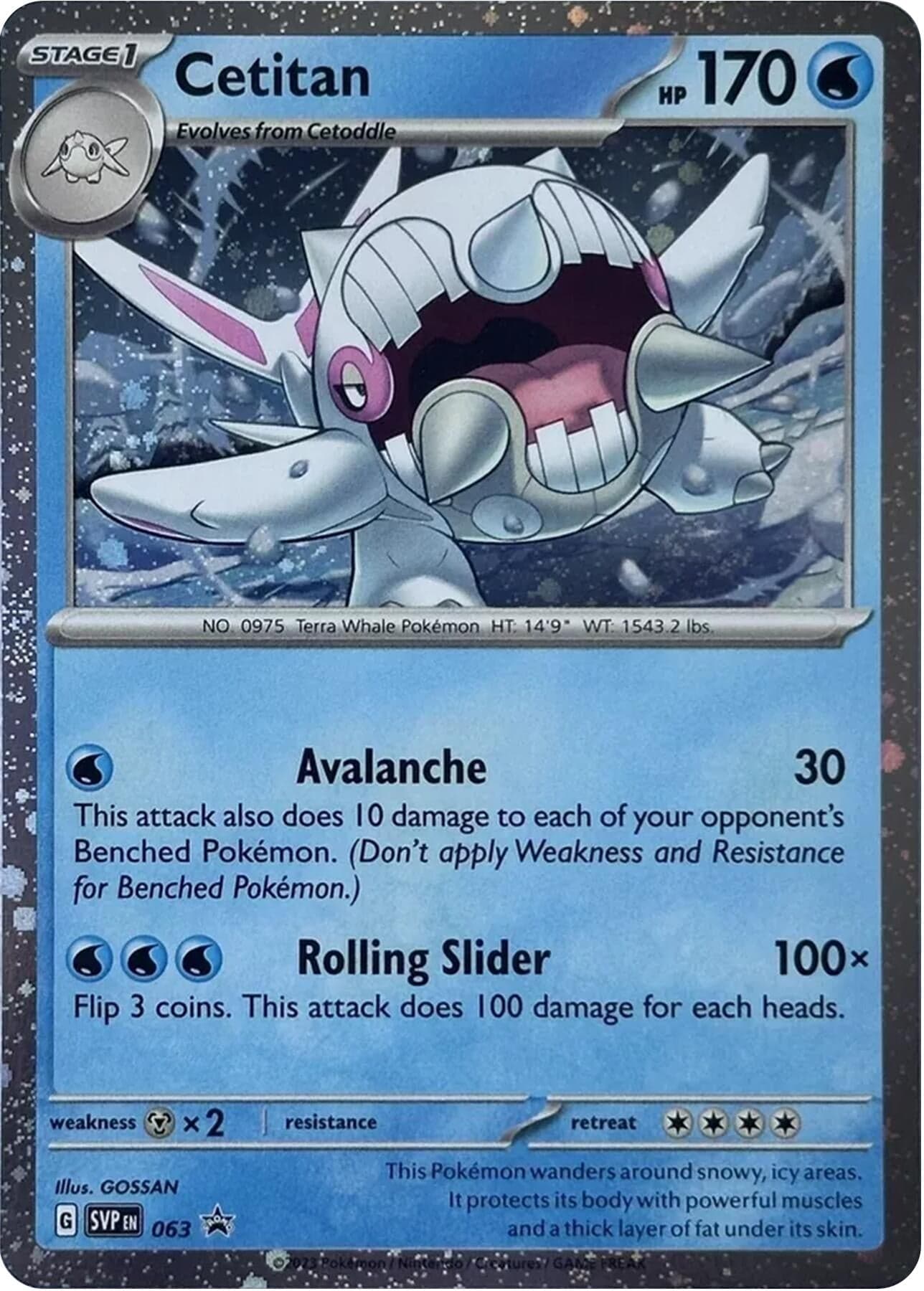 Cetitan - 063 (Cosmos Holo) (063) (SV: Scarlet & Violet Promo Cards)