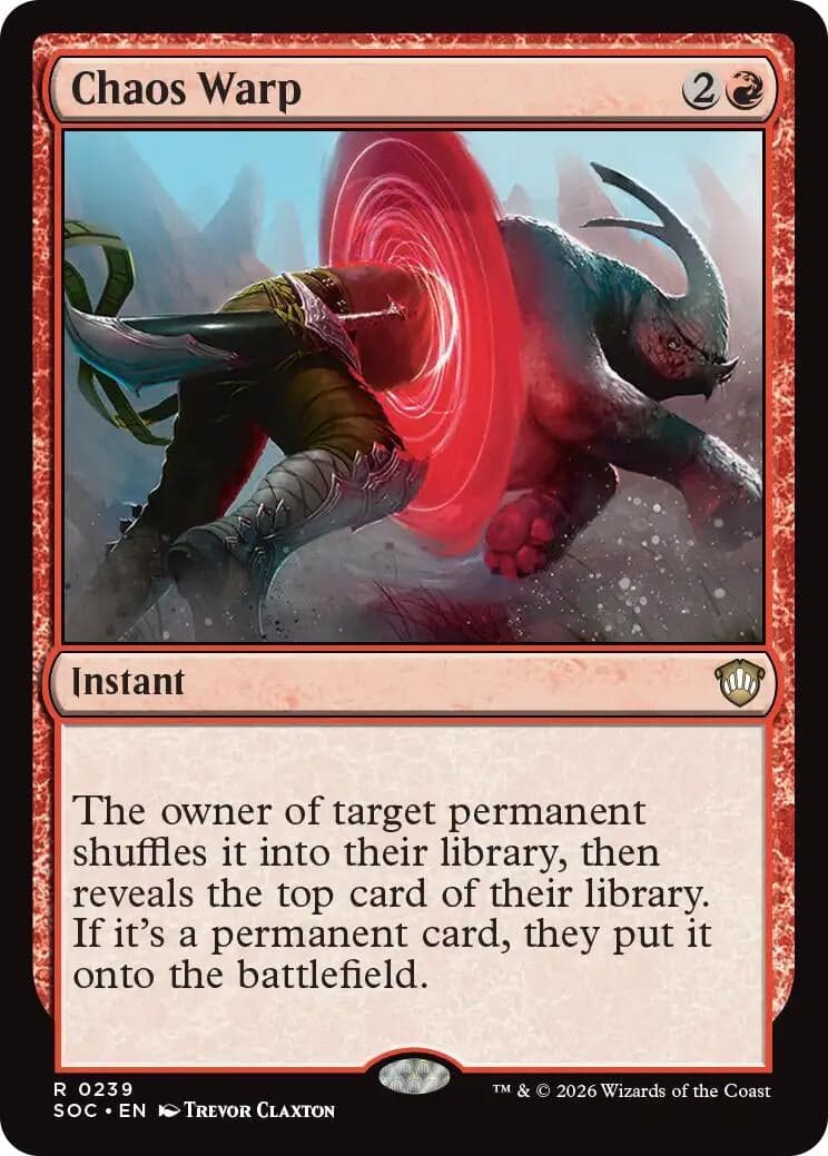 Chaos Warp (239) (Commander: Secrets of Strixhaven)