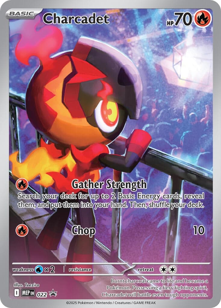 Charcadet - 022 (022) (Holofoil) (ME: Mega Evolution Promo)