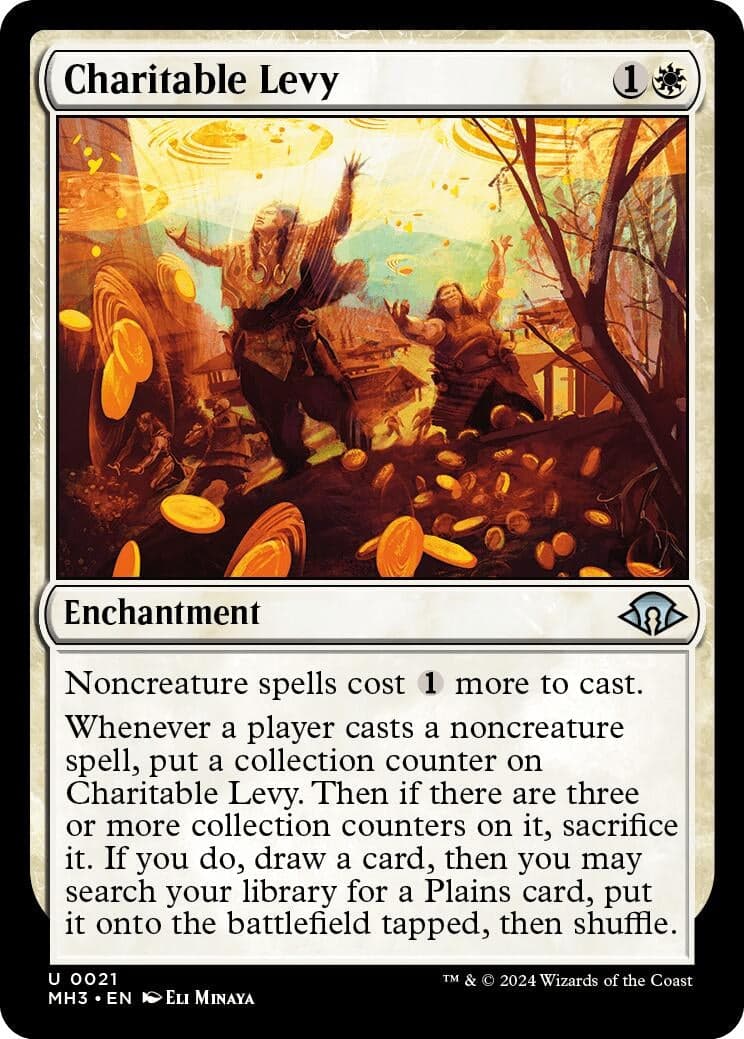 Charitable Levy (21) (Foil) (Modern Horizons 3)