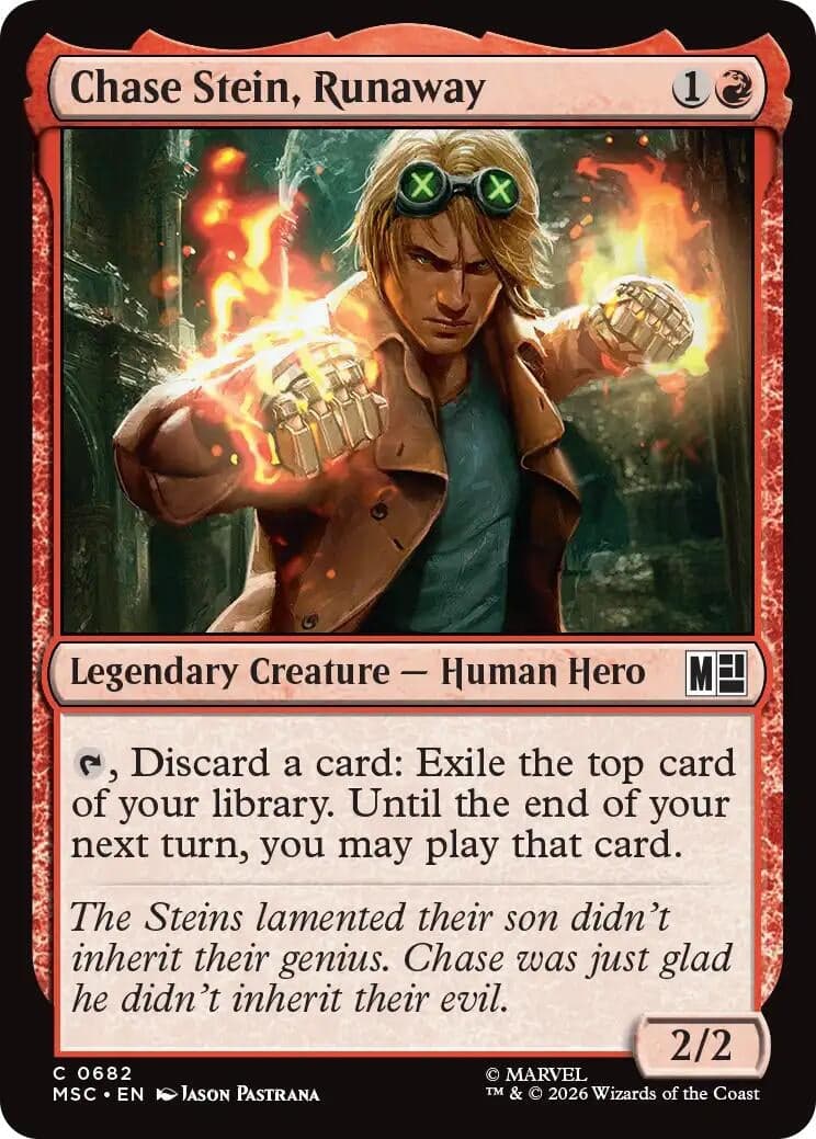 Chase Stein, Runaway (682) (Commander: Marvel Super Heroes) (MSC)