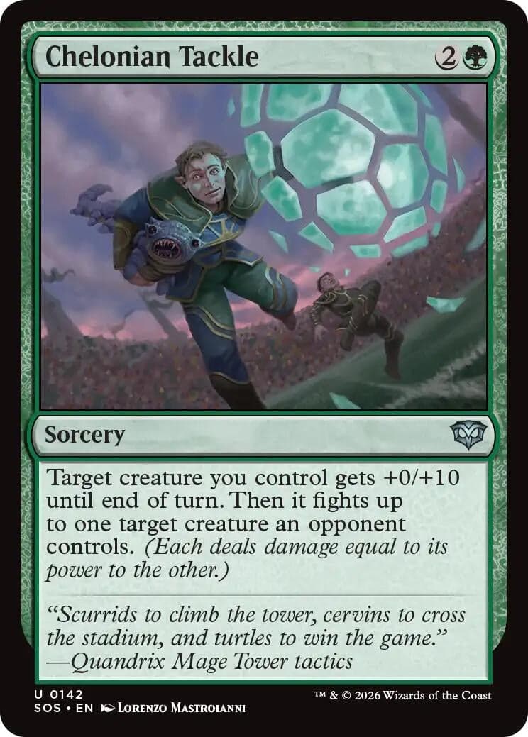 Chelonian Tackle (142) (Foil) (Secrets of Strixhaven)