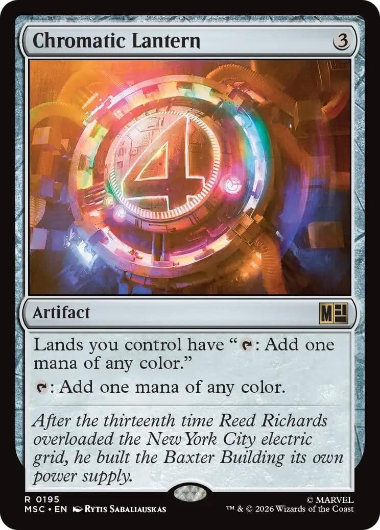 Chromatic Lantern (195) (Commander: Marvel Super Heroes) (MSC)