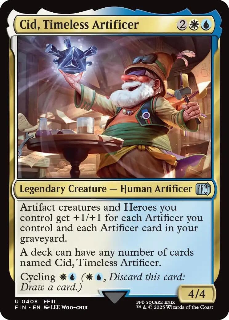 Cid, Timeless Artificer (0408) (408) (Foil) (FINAL FANTASY)