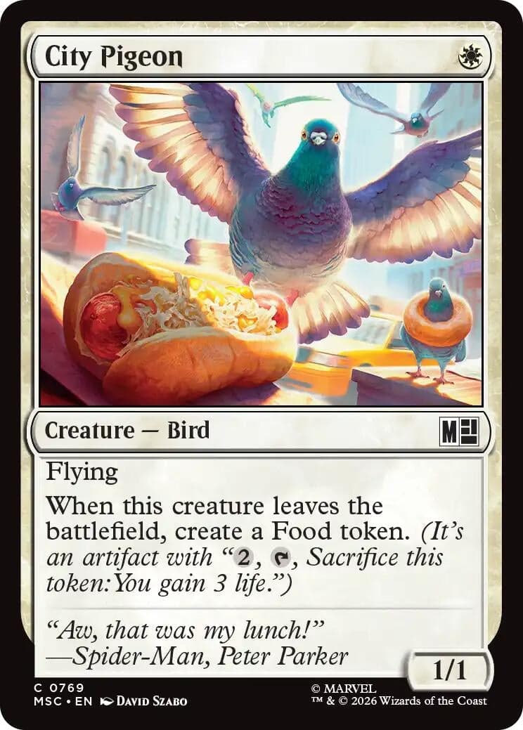 City Pigeon (769) (Commander: Marvel Super Heroes) (MSC)