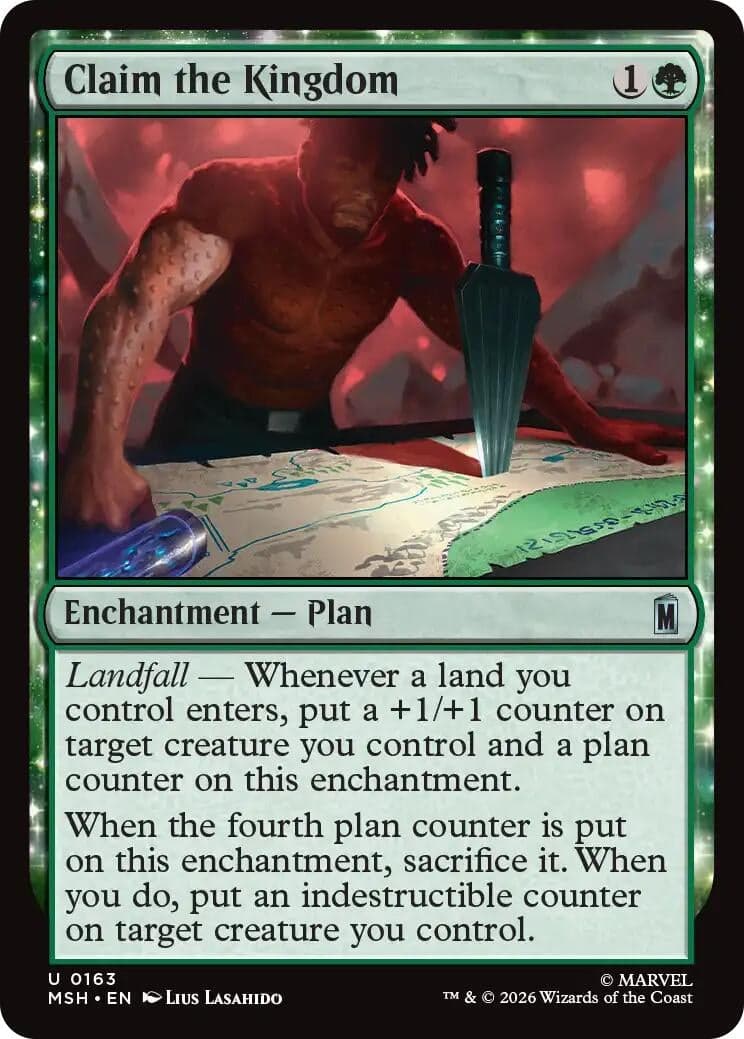 Claim the Kingdom (163) (Foil) (Marvel Super Heroes) (MSH)