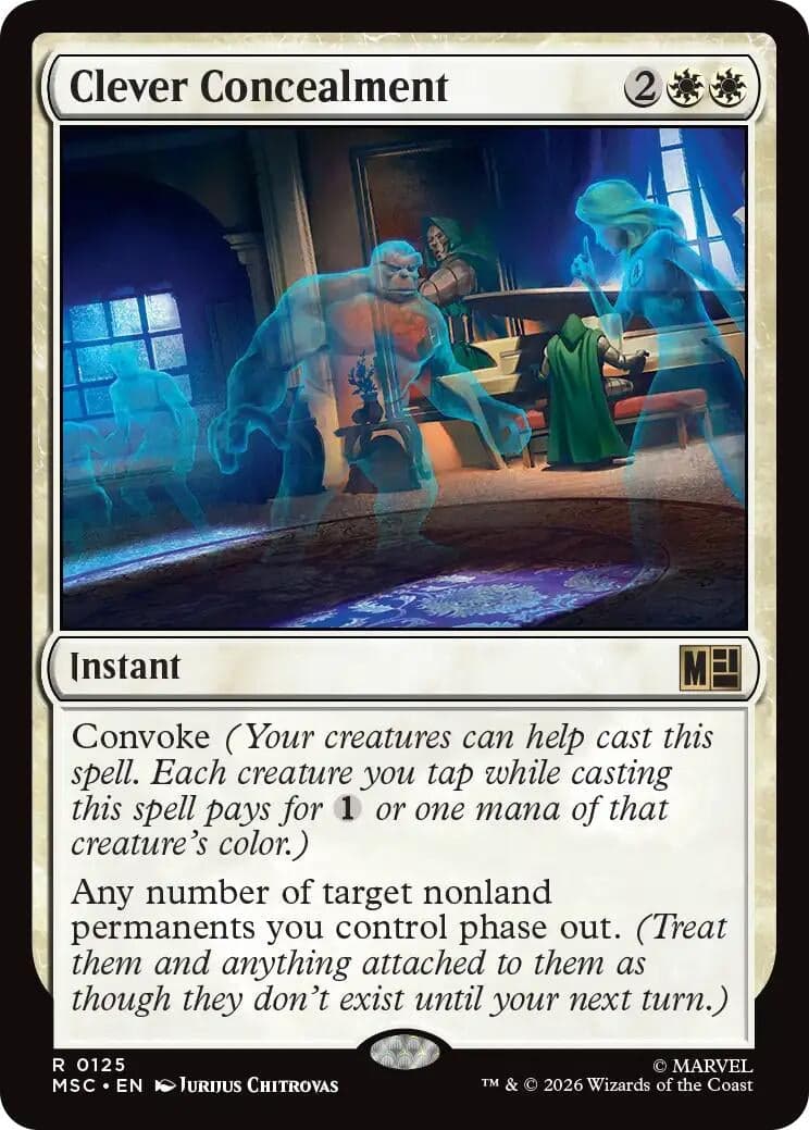 Clever Concealment (125) (Commander: Marvel Super Heroes) (MSC)