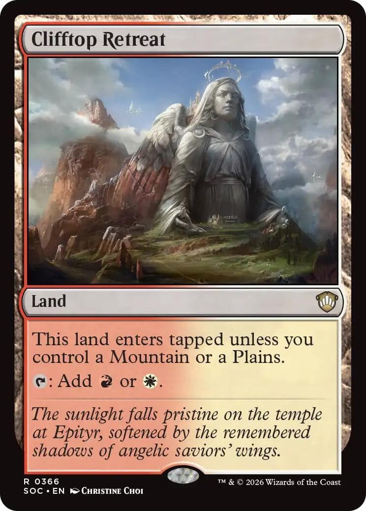 Clifftop Retreat (366) (Commander: Secrets of Strixhaven)