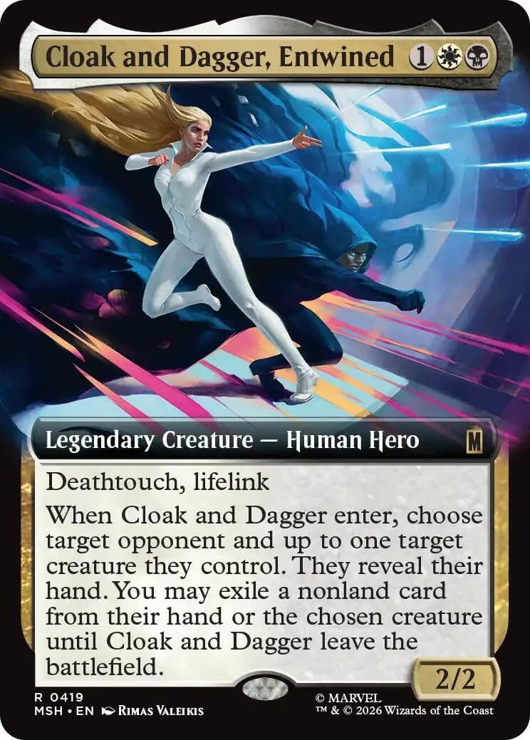 Cloak and Dagger, Entwined (Extended Art) (419) (Marvel Super Heroes) (MSH)