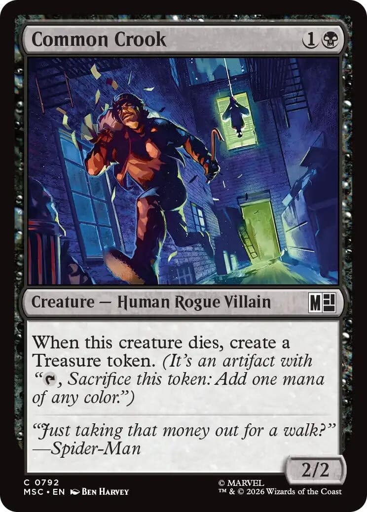 Common Crook (792) (Foil) (Commander: Marvel Super Heroes) (MSC)