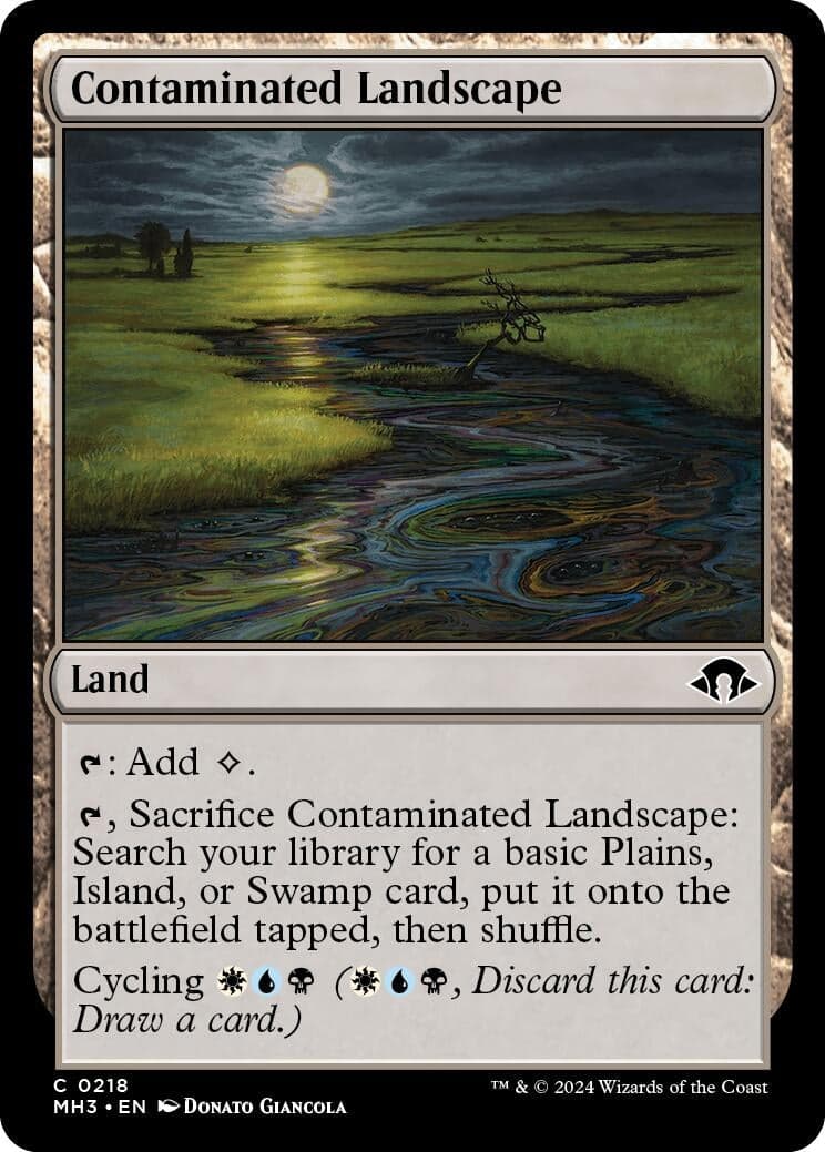 Contaminated Landscape (218) (Foil) (Modern Horizons 3)