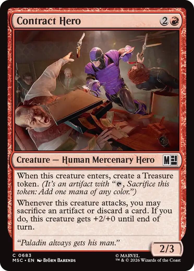 Contract Hero (683) (Commander: Marvel Super Heroes) (MSC)
