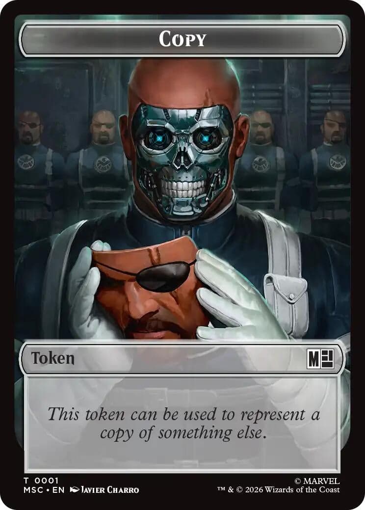 Copy (001) // Ape Villain (010) Double-Sided Token (1 // 10) (Commander: Marvel Super Heroes) (MSC)