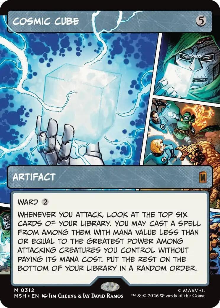 Cosmic Cube (Borderless) (0312) (312) (Marvel Super Heroes) (MSH)