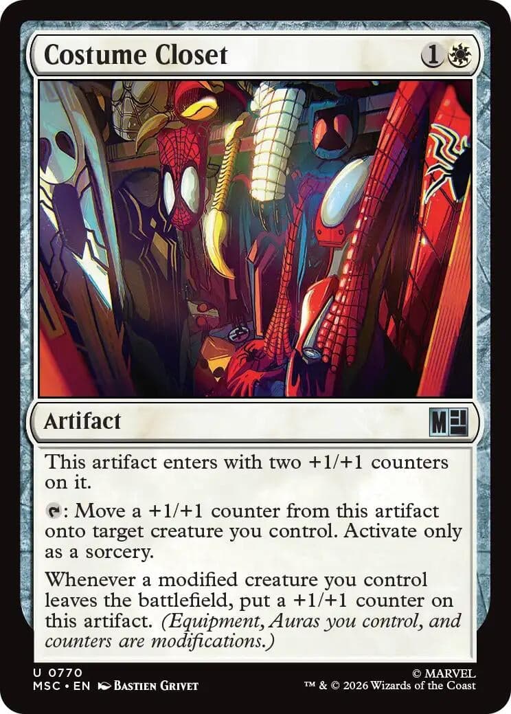 Costume Closet (770) (Commander: Marvel Super Heroes) (MSC)