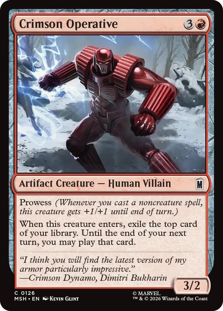 Crimson Operative (126) (Marvel Super Heroes) (MSH)