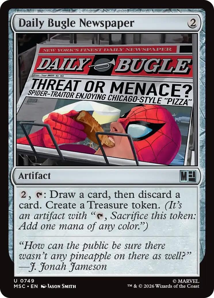 Daily Bugle Newspaper (749) (Commander: Marvel Super Heroes) (MSC)