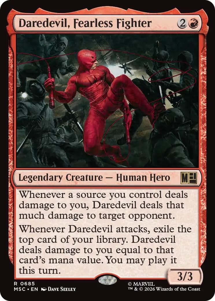 Daredevil, Fearless Fighter (685) (Commander: Marvel Super Heroes) (MSC)