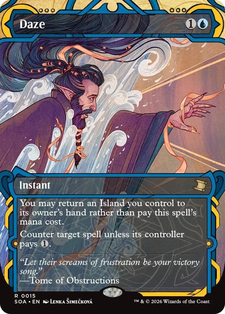 Daze (15) (Foil) (Secrets of Strixhaven: Mystical Archive)