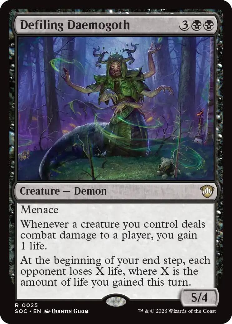 Defiling Daemogoth (25) (Commander: Secrets of Strixhaven)