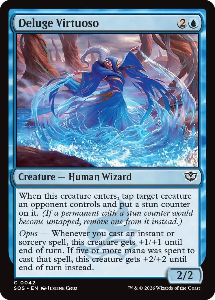 Deluge Virtuoso (42) (Foil) (Secrets of Strixhaven)