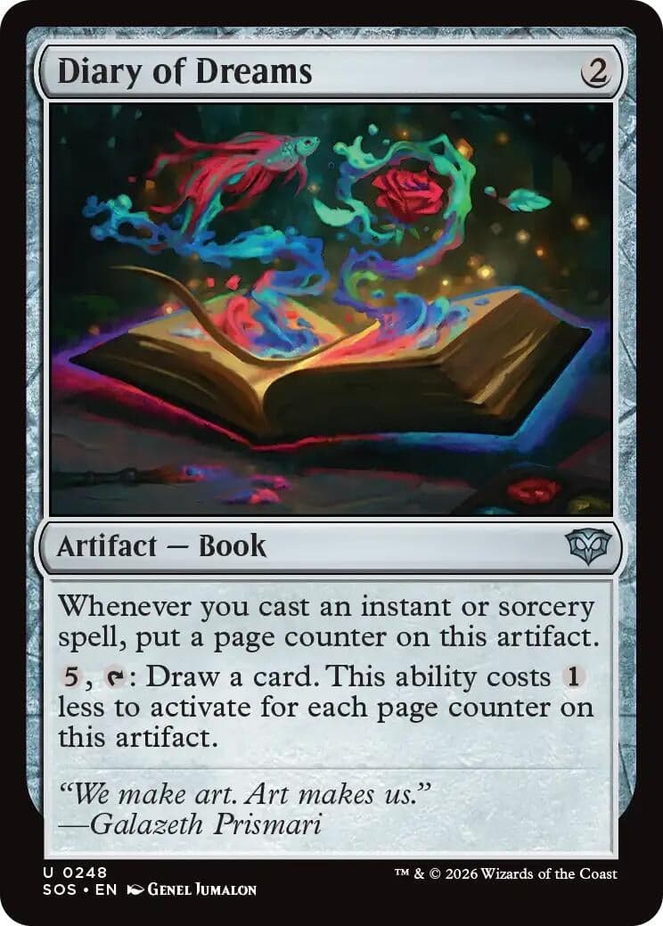 Diary of Dreams (248) (Foil) (Secrets of Strixhaven)