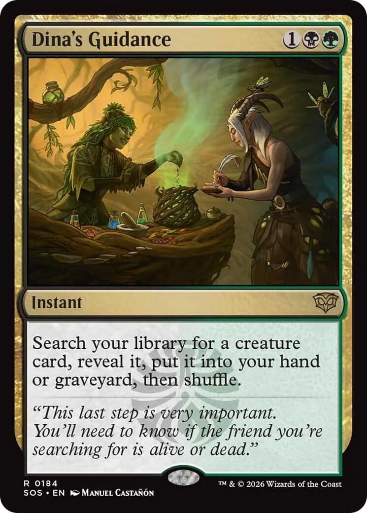 Dina's Guidance (184) (Foil) (Secrets of Strixhaven)