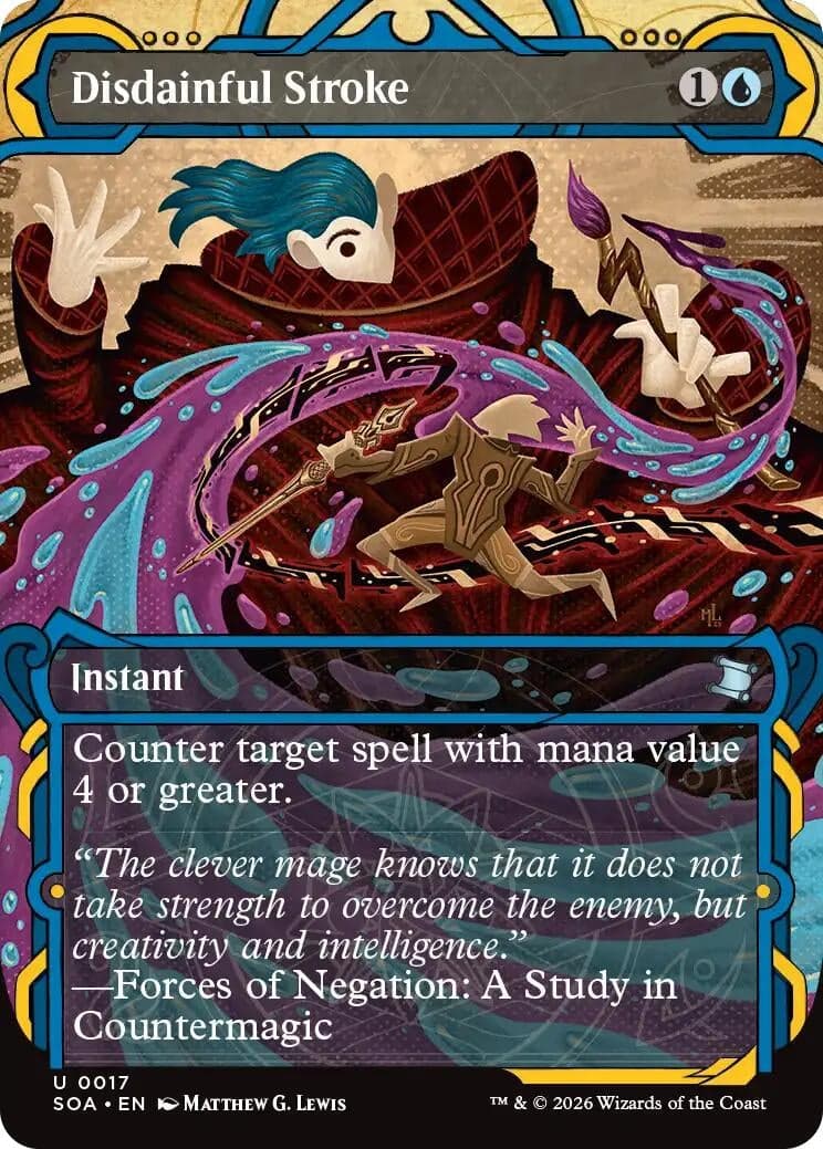 Disdainful Stroke (17) (Foil) (Secrets of Strixhaven: Mystical Archive)
