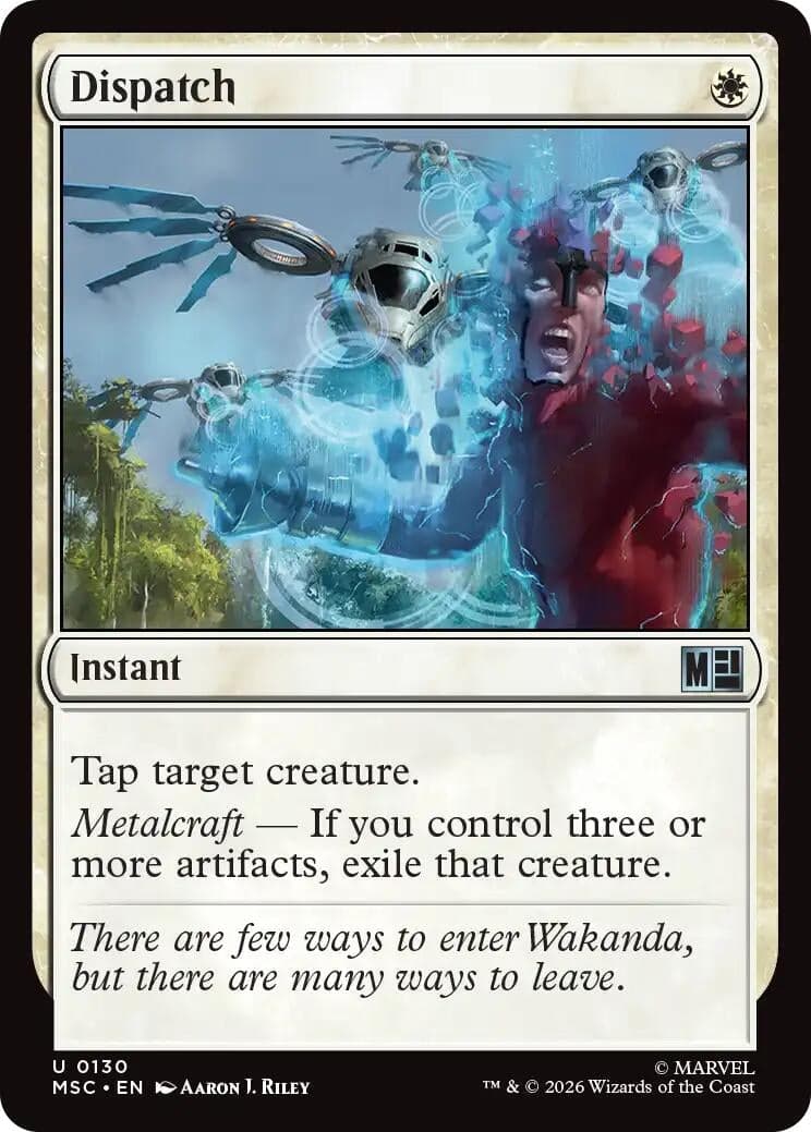 Dispatch (Surge Foil) (130) (Foil) (Commander: Marvel Super Heroes) (MSC)