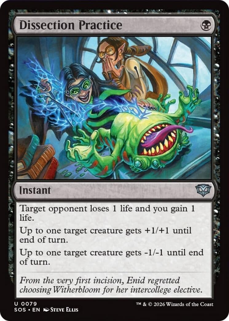 Dissection Practice (79) (Foil) (Secrets of Strixhaven)