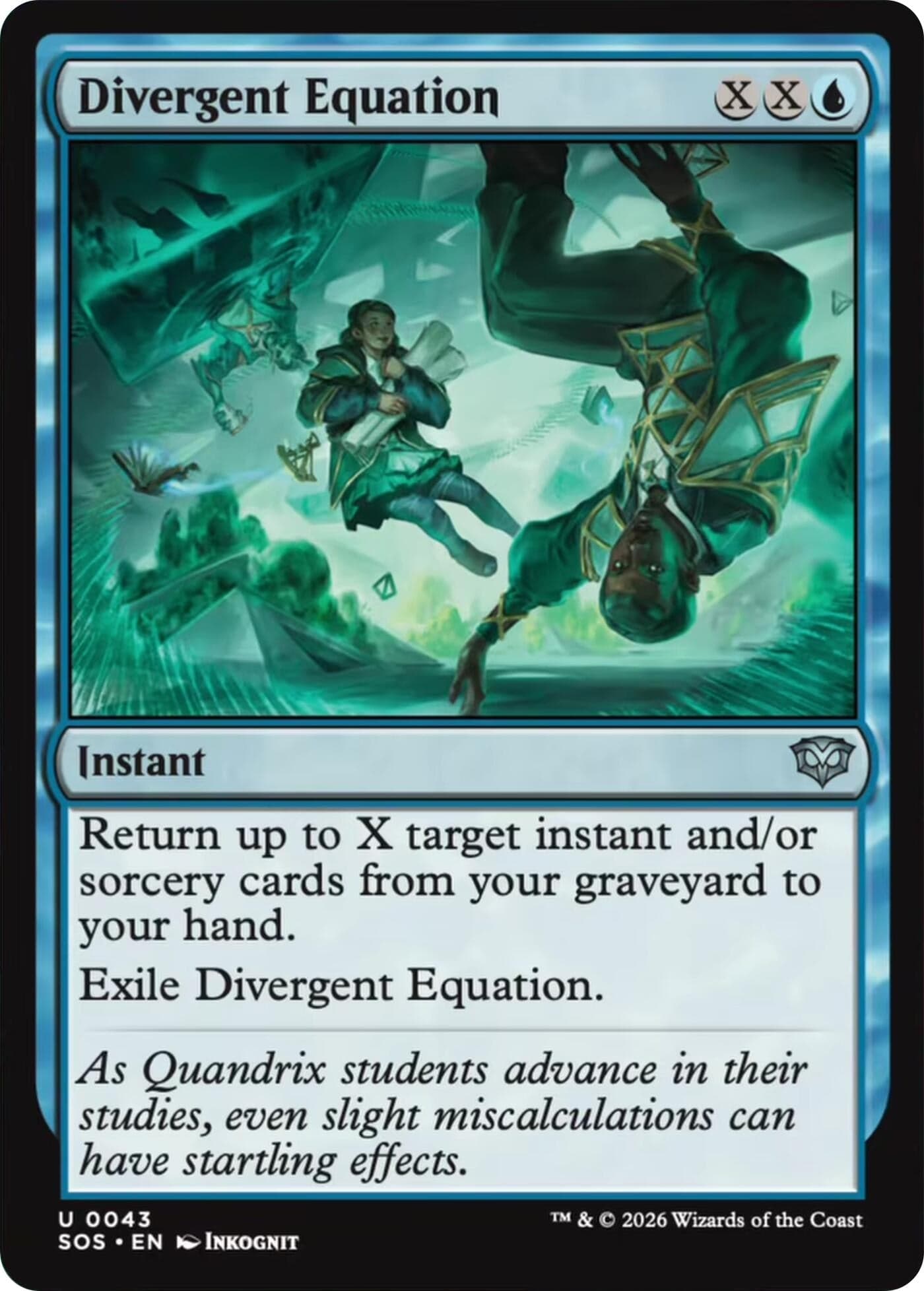 Divergent Equation (43) (Foil) (Secrets of Strixhaven)