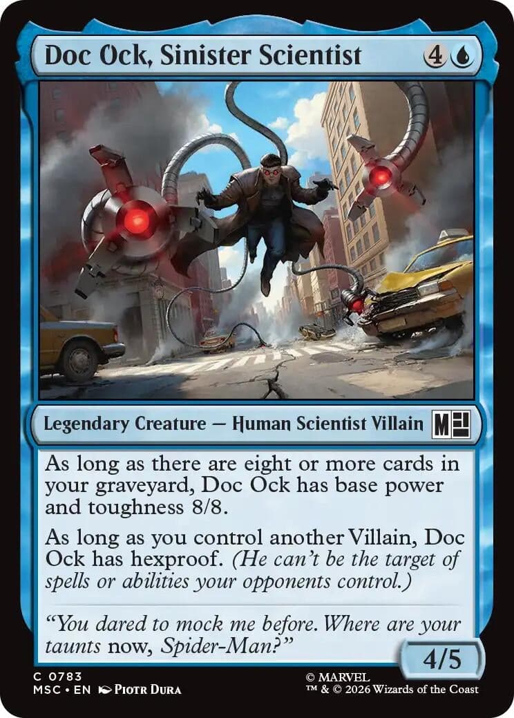 Doc Ock, Sinister Scientist (783) (Commander: Marvel Super Heroes) (MSC)