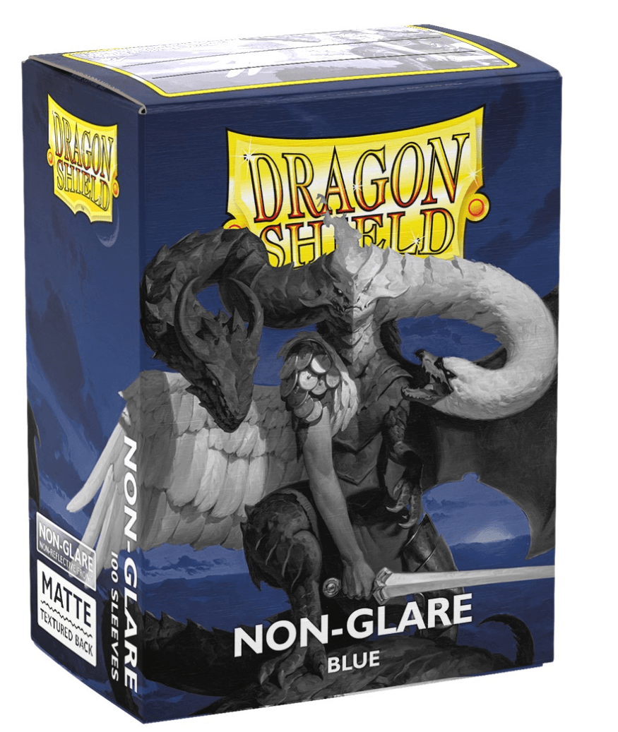 Dragon Shield Sleeves: Standard Matte Non-Glare - Blue 100CT