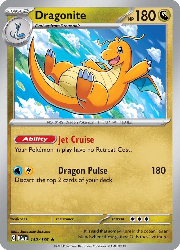 Dragonite (149/165) (SV: Scarlet & Violet 151)