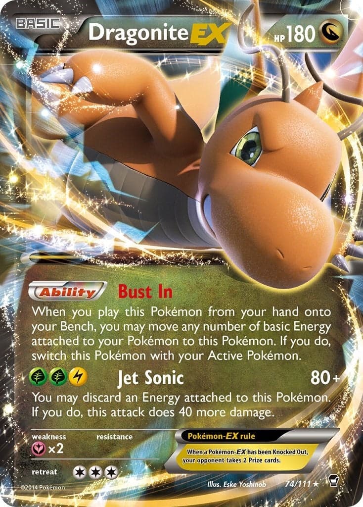Dragonite EX (74/111) (XY - Furious Fists)