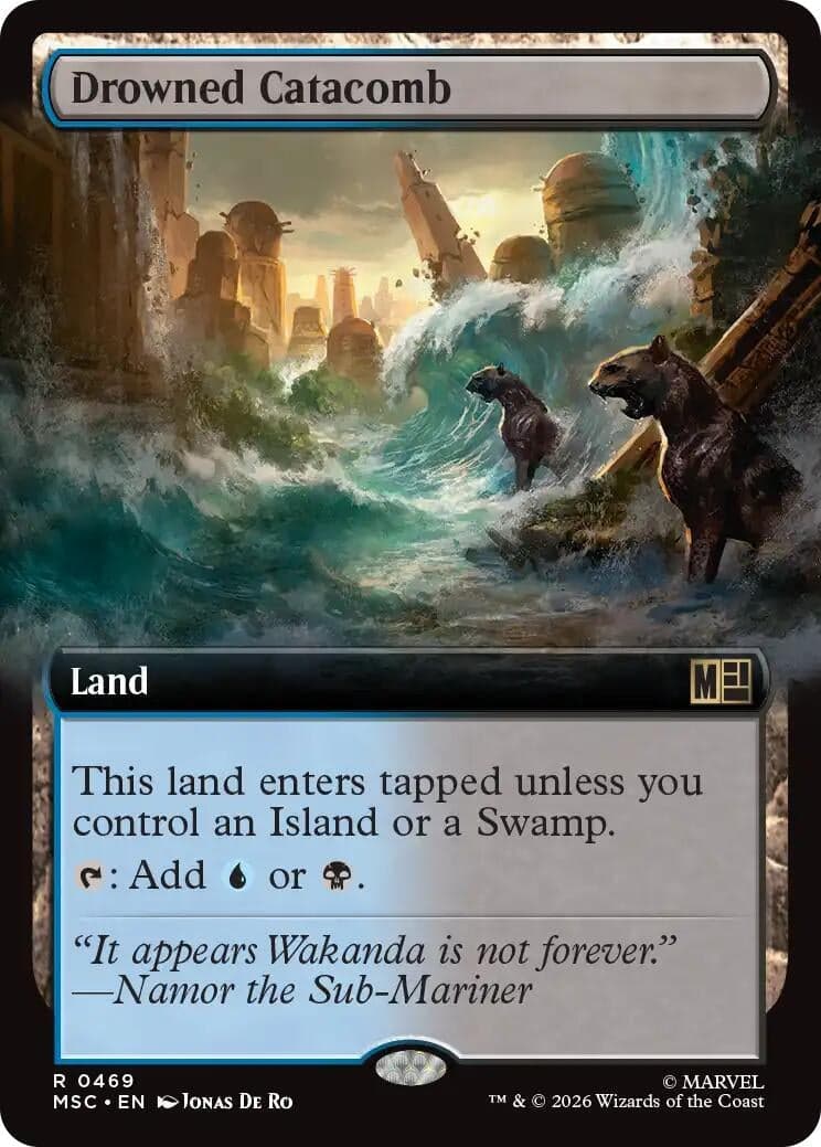 Drowned Catacomb (Extended Art) (469) (Commander: Marvel Super Heroes) (MSC)