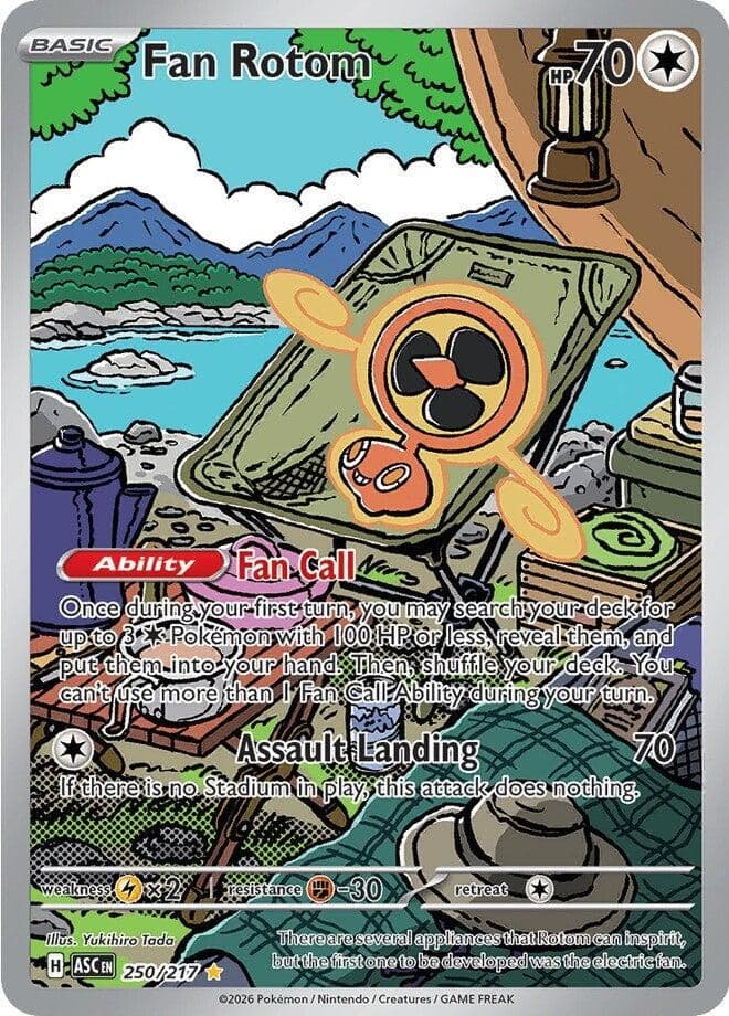 Fan Rotom (250/217) (Holofoil) (ME: Ascended Heroes)