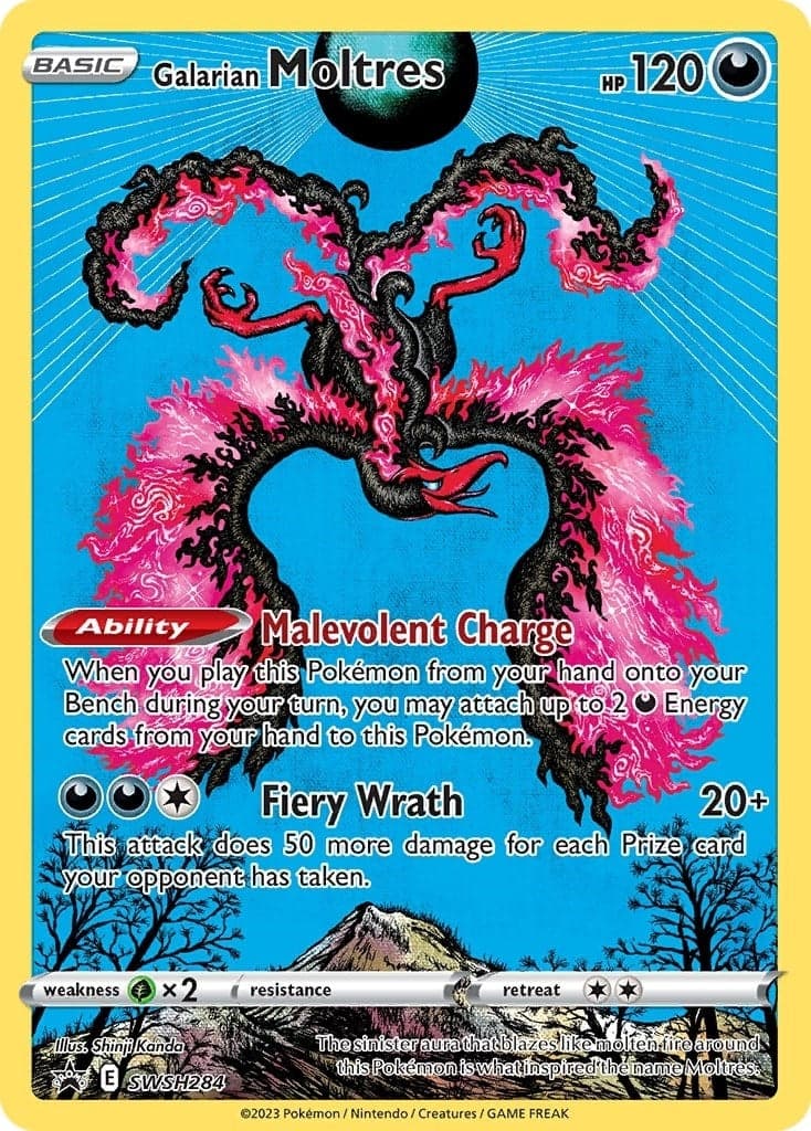 Galarian Moltres - SWSH284 (SWSH284) (SWSH: Sword & Shield Promo Cards)