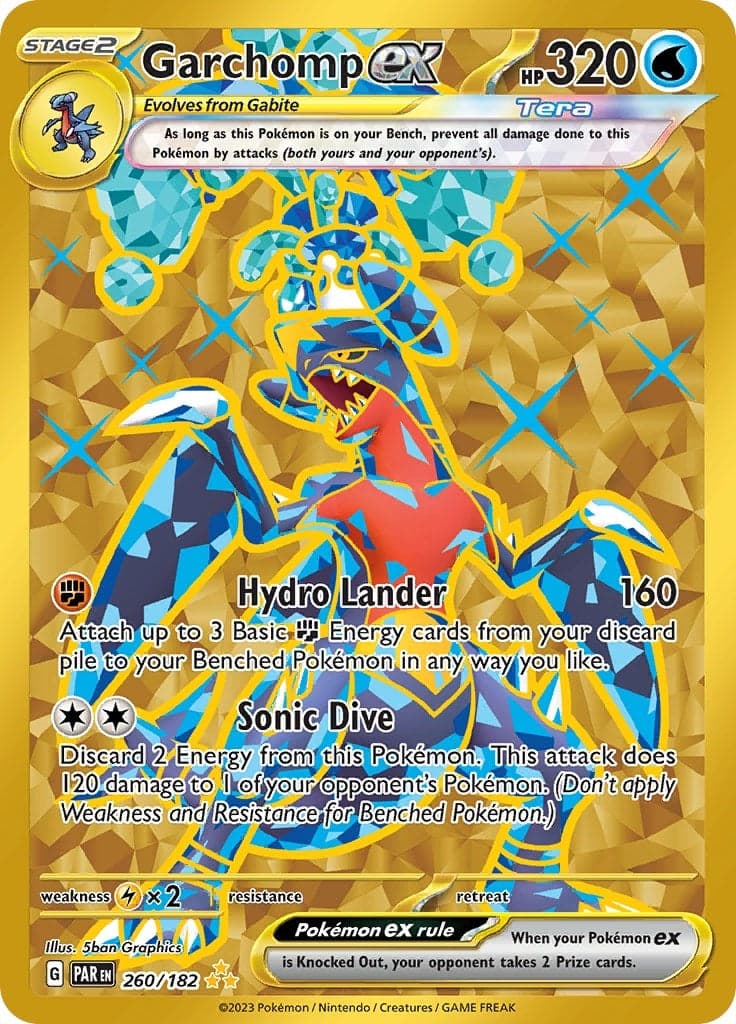 Garchomp ex (260/182) (SV04: Paradox Rift)